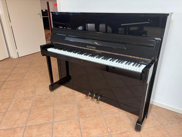 Prachtige Hoffmann 117 - Kwaliteit - Service, Muziek en Instrumenten, Piano's, Piano, Zwart, Zo goed als nieuw, Hoogglans, Verzenden