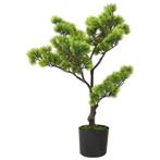 vidaXL Kunstplant met pot pinus bonsai 60 cm groen, Huis en Inrichting, Verzenden, Nieuw