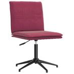 vidaXL Eetkamerstoel fluweel wijnrood, Huis en Inrichting, Stoelen, Verzenden, Nieuw