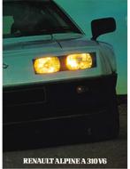 1983 ALPINE A310 V6 BROCHURE GERMAN, Nieuw, Author