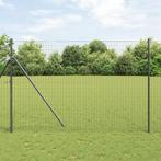 vidaXL Euro Hek Grijs 1,6x10 m Staal, Verzenden, Nieuw