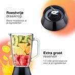 TurboTronic Blender - Met glazen kan - Smoothie blender -, Witgoed en Apparatuur, Blenders, Ophalen of Verzenden, Zo goed als nieuw