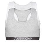Calvin Klein  Customized Stretch Bralette 2Pack Grey White, Nieuw, Verzenden