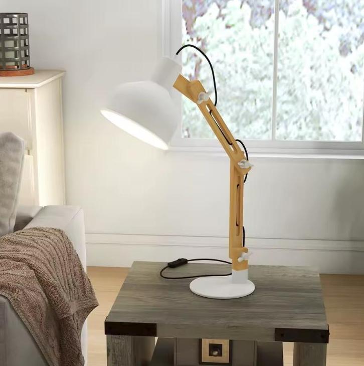 Verstelbare Bureaulamp – 40W Leeslamp met Klembasis en E27, Huis en Inrichting, Lampen | Tafellampen, Nieuw, Verzenden