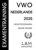 Examentraining Vwo Nederlands 2025 9789054894551, Zo goed als nieuw