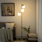 TRUUSK Staande Lamp 40W - E27 Fitting - 3 Glazen Lampenkappe, Huis en Inrichting, Lampen | Vloerlampen, Verzenden, Nieuw