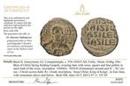 Byzantijnse Rijk Lot of 3 Æ coins incl: Basil II, Justin II,