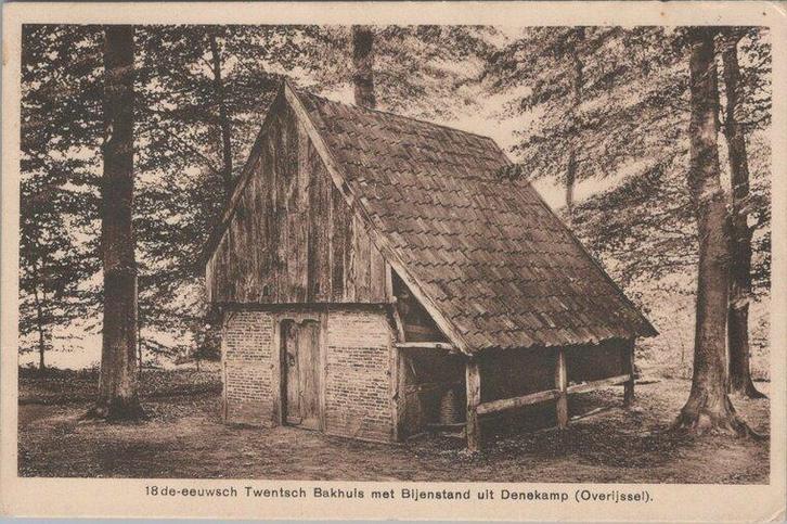 DENEKAMP - 18de-eeuwsch Twentsch bakhuis met bijenstand u..., Verzamelen, Ansichtkaarten | Nederland, Verzenden