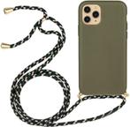 iPhone 12 Pro Max Crossbody TPU Hoesje met Koord Groen, Ophalen of Verzenden, Nieuw