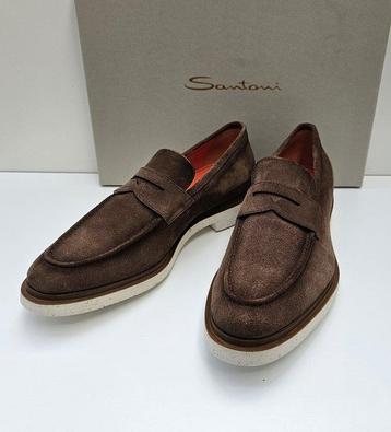 Santoni - Mocassins - Maat: EU 43, EU 43.5 - Nieuw in doos beschikbaar voor biedingen