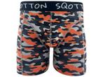 Boxershort - SQOTTON® - Camouflage - Oranje, Kleding | Heren, Ondergoed, Verzenden