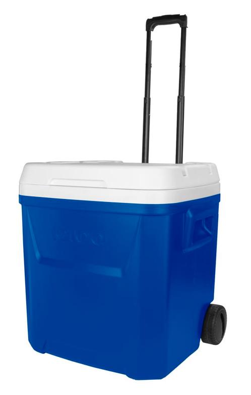 Igloo Laguna 60 (56 liter) koelbox op wielen blauw, Caravans en Kamperen, Koelboxen, Nieuw, Verzenden