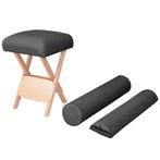 vidaXL Massagekruk met 12 cm dikke zitting 2 bolsters, Verzenden, Nieuw