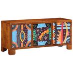vidaXL Halbankje 100x35x45 cm massief acaciahout, Huis en Inrichting, Verzenden, Nieuw