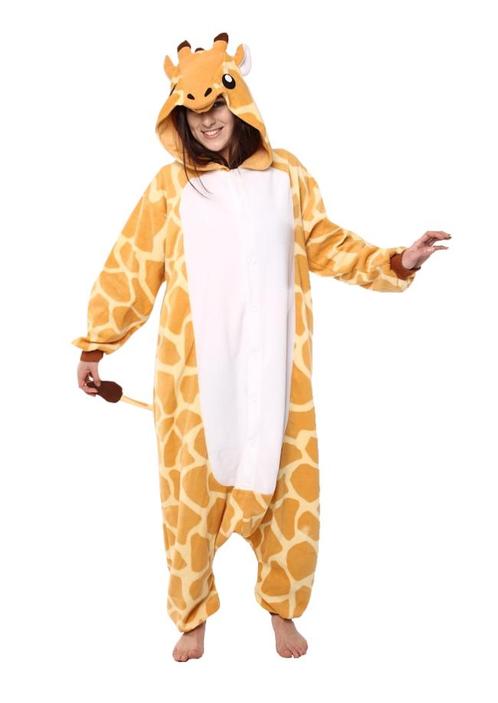 Onesie Giraf Pak L-XL Girafpak Kostuum Oranje Geel Giraffe J, Kleding | Dames, Carnavalskleding en Feestkleding, Kleding, Nieuw