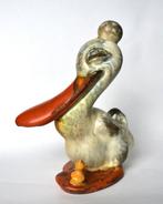 Beeldje - Duck with duckling - Keramiek, Antiek en Kunst, Kunst | Designobjecten