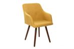 Design klassieke stoel SCANDINAVIA MEESTERSTUK mosterdgeel, Huis en Inrichting, Stoelen, Ophalen of Verzenden, Nieuw