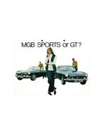 1970 MG MGB GT BROCHURE ENGELS, Boeken, Auto's | Folders en Tijdschriften, Nieuw, Author