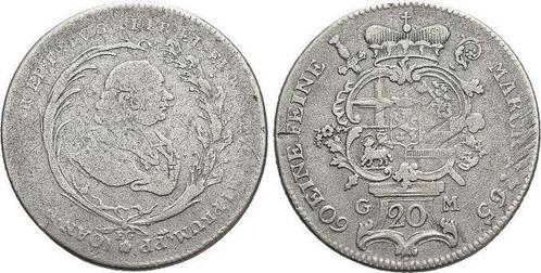 20 Kreuzer 1765 Gm Trier-erzbistum Johann Philipp von Wal..., Postzegels en Munten, Munten | Europa | Niet-Euromunten, Verzenden