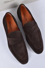 SANTONI - Loafers - 5 - Suede - Loafers - Maat: EU 40 -, Kleding | Heren, Schoenen, Nieuw