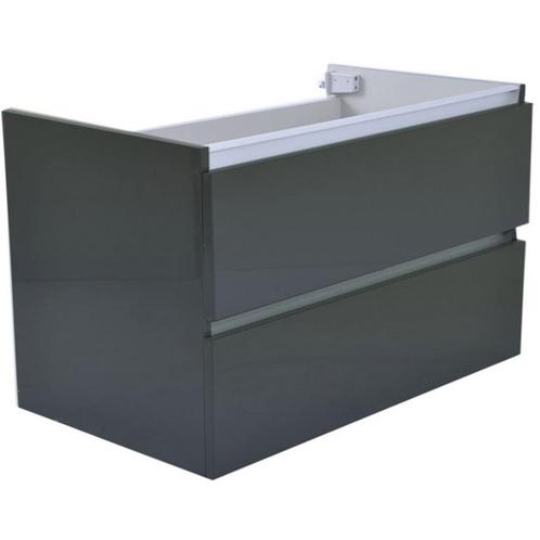 Wiesbaden Vision Onderkast Met 2 Laden - 80x46cm - Hoogglans, Huis en Inrichting, Badkamer | Badkamermeubels, Nieuw, Ophalen of Verzenden