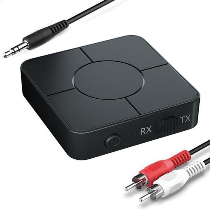 Bluetooth Transmitter &amp; Receiver 2 in 1 - BT 5.0 - 3.5MM, Auto diversen, Auto-accessoires, Nieuw, Ophalen of Verzenden
