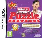 Take A Breaks Puzzle Bonanza (DS) PEGI 3+ Puzzle, Zo goed als nieuw, Verzenden