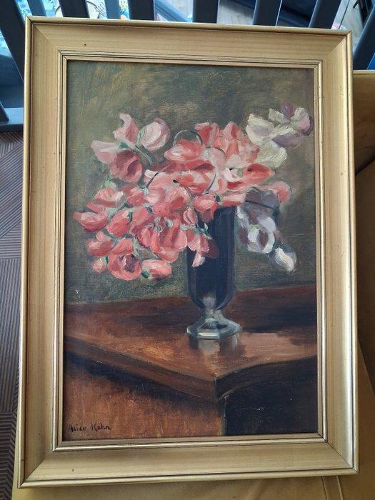 Alice Kohn (1902-1990) - Bouquet dans un vase, Antiek en Kunst, Kunst | Schilderijen | Klassiek