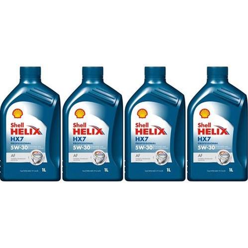 Shell Aanbieding: 4 X Helix Hx7 Professional Af 5W30 1L, Auto diversen, Onderhoudsmiddelen, Verzenden