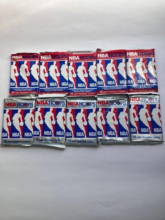 1990/91 NBA Hoops Michael Jordan - 10 Pack - Excellent (EX), Verzamelen, Stickers