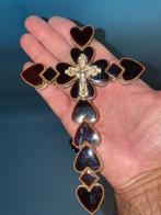 Antiek Crucifix - Keramiek - 1960-1970 - Zeldzaam