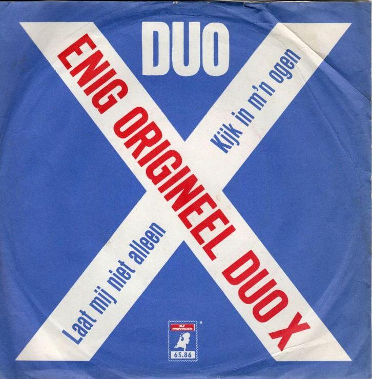 Duo X - Laat mij niet alleen + Kijk in mn ogen (Vinylsi..., Cd's en Dvd's, Vinyl | Nederlandstalig