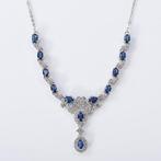 Zonder minimumprijs - Statement ketting Zilver - 5.40ct. tw., Sieraden, Tassen en Uiterlijk, Antieke sieraden