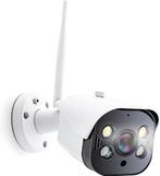 Caliber HWC404 - Smart wifi camera - met LED spots - Wit, Audio, Tv en Foto, Videobewaking, Verzenden, Nieuw