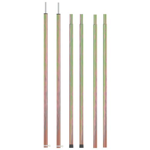 vidaXL Tentstokken 2 st telescopisch 170-255 cm, Caravans en Kamperen, Kampeeraccessoires, Nieuw, Verzenden