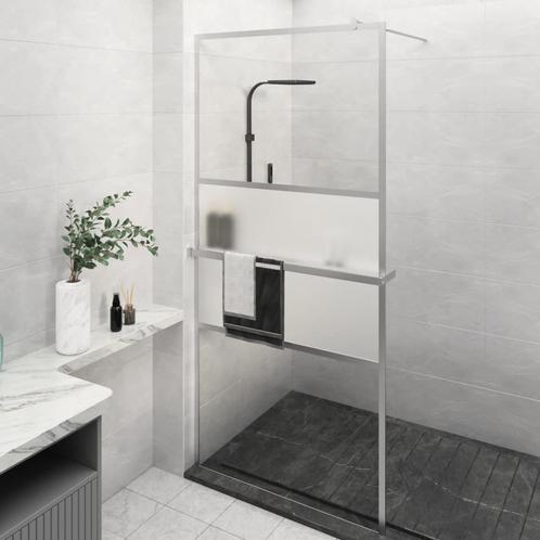 vidaXL Inloopdouchewand met schap 100x195 cm ESG-glas, Doe-het-zelf en Verbouw, Sanitair, Nieuw, Verzenden