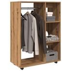 vidaXL Kledingkast 80x40x110 cm bewerkt hout artisanaal, Huis en Inrichting, Verzenden, Nieuw