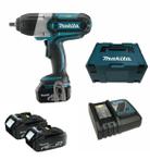 Makita DTW450RTJ 18V Li-ion accu slagmoersleutel set (2x