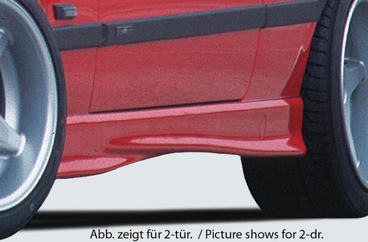 Rieger side skirt | 3er E36 - Lim., Touring | r stuk ongespo, Auto-onderdelen, Carrosserie en Plaatwerk, Nieuw, BMW, Verzenden