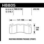 Hawk 15-17 Ford Mustang Brembo Package DTC-70 Front Brake, Auto-onderdelen, Remmen en Aandrijving, Ophalen of Verzenden, Nieuw