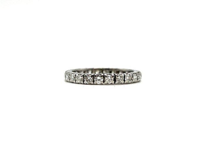 Ring Platina - 0.72ct. tw. Diamant (Natuurlijk), Sieraden, Tassen en Uiterlijk, Ringen