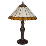Tiffany tafellamp – Klassiek Paneelontwerp &amp; Geschulpte, Verzenden, Nieuw