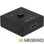 Delock 64072 HDMI 2 - 1 schakelaar bidirectioneel 4K 60 Hz, Computers en Software, Videokaarten, Verzenden, Nieuw