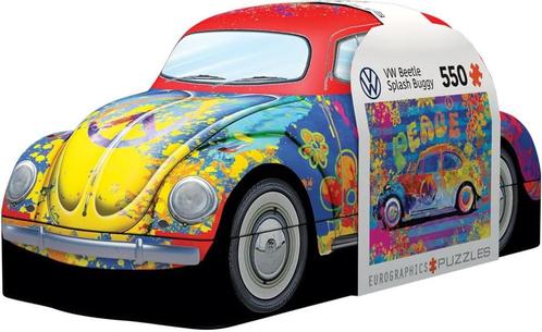 VW Beetle Splash Tin Puzzel (550 stukjes) | Eurographics -, Hobby en Vrije tijd, Denksport en Puzzels, Nieuw, Verzenden