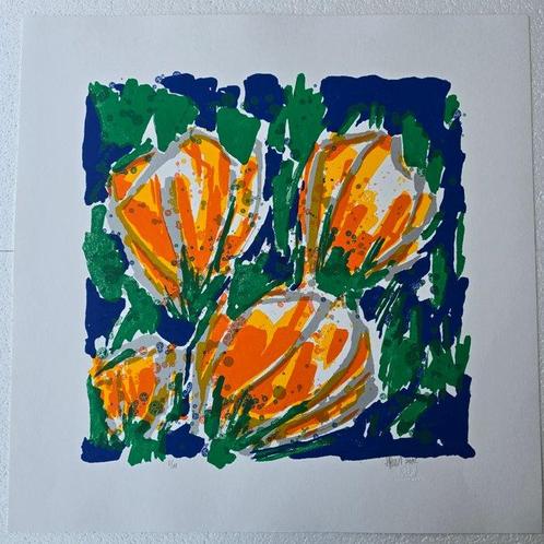 Ad van Hassel (1953) - Tulpen, Antiek en Kunst, Kunst | Schilderijen | Modern