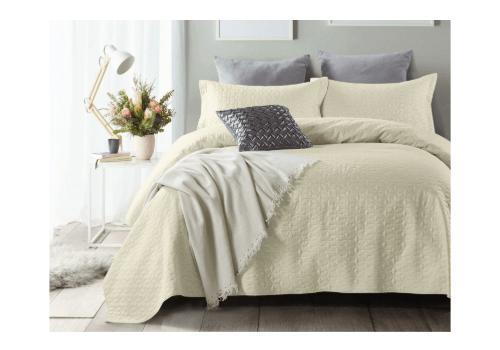 Sleeptime Wayfair Creme 260 x 250 - 140X200/220 + 1 x kussen, Huis en Inrichting, Slaapkamer | Beddengoed
