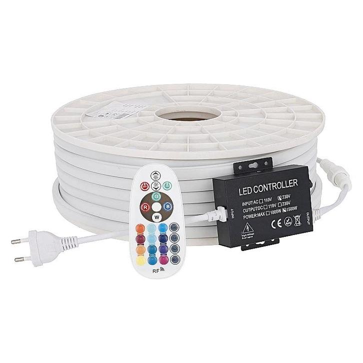 COB LEDstrip 220V RGBW | 50 meter | IP65 | inclusief voed..., Huis en Inrichting, Lampen | Overige, Nieuw, Ophalen of Verzenden