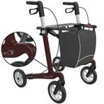 Rehasense Server CF Carbon rollator met dichte tas - Rood L, Ophalen of Verzenden, Nieuw
