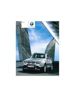2009 BMW X3 BROCHURE DUITS, Nieuw, BMW, Author