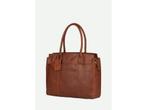 Burkely Vintage Doris - Laptopbag 15.6 - Leer - Cognac, Computers en Software, Laptoptassen, Verzenden, Zo goed als nieuw